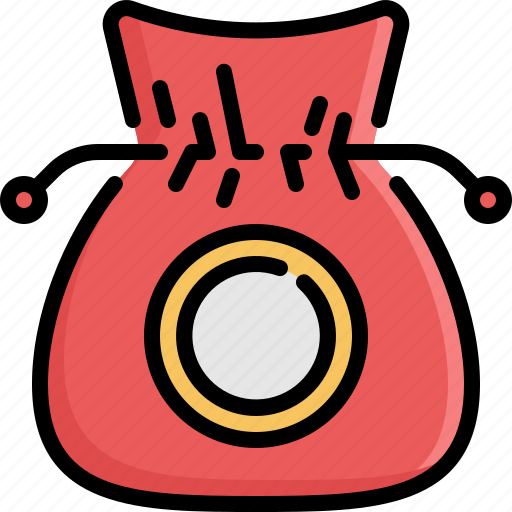 Bag, chinese, chinese new year, culture, decoration, money icon - Download on Iconfinder