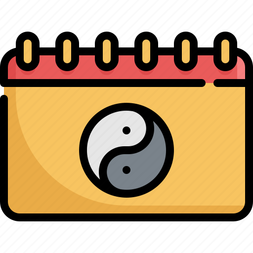 Calendar, chinese, chinese new year, culture, day, decoration icon - Download on Iconfinder