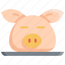 chinese, chinese new year, culture, decoration, head, pig