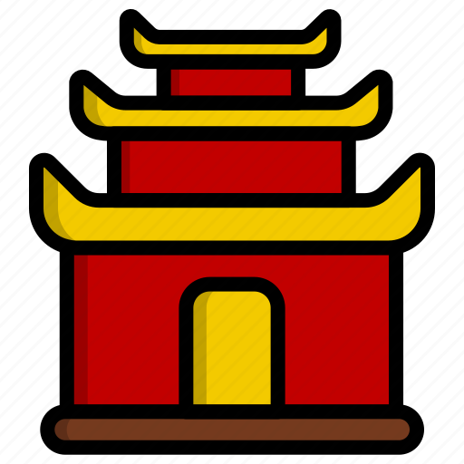 Chinese, monument, paifang, temple icon - Download on Iconfinder