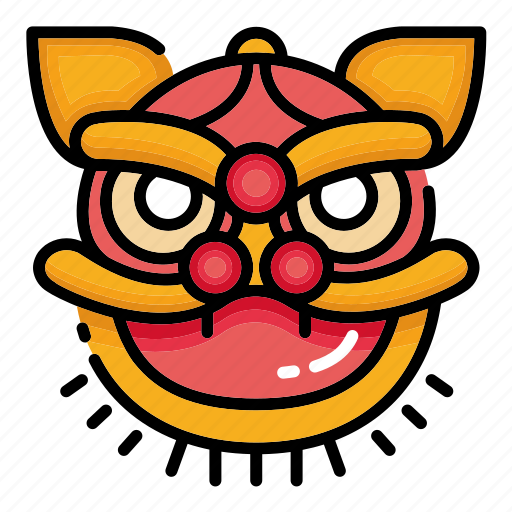 Chinese new year, lion, dance, ceremony, traditional icon - Download on Iconfinder