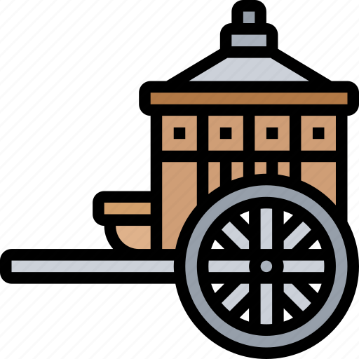 Cart, chinese, carriage, wagon, traditional icon - Download on Iconfinder