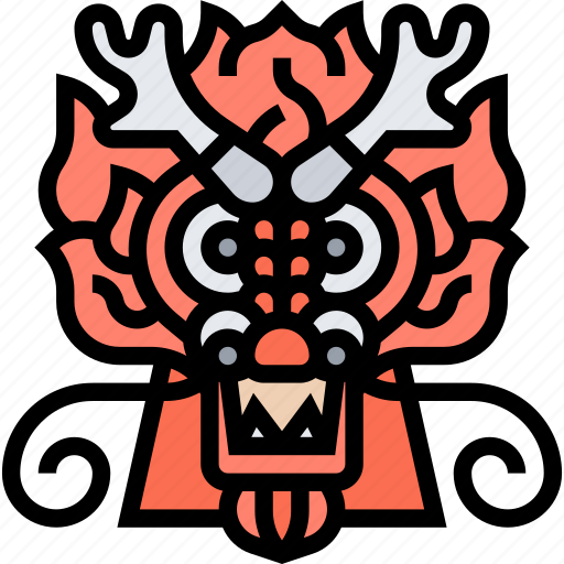 Dragon, mythology, oriental, zodiac, traditional icon - Download on Iconfinder