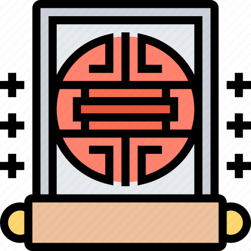 Chinese, lucky, fortune, scroll, culture icon - Download on Iconfinder