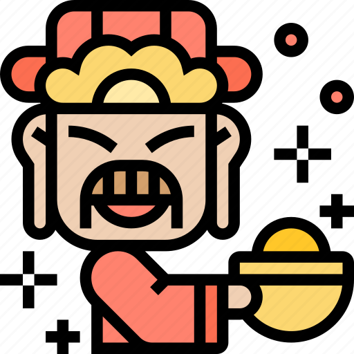 God, wealth, prosperity, culture, chinese icon - Download on Iconfinder