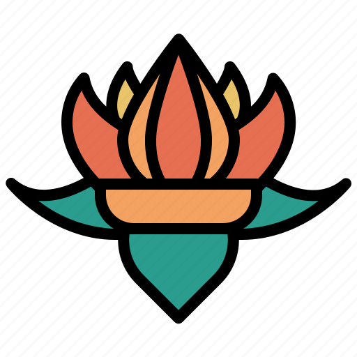 Lotus, flower, chinese, new, year, celebrate icon - Download on Iconfinder