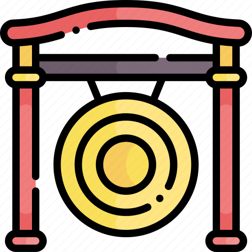 Gong, chinese, oriental, music, percussion, percussion instrument icon - Download on Iconfinder