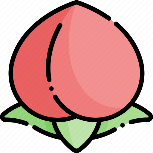 Peach, chinese, plum, healthy food, diet, healthy icon - Download on Iconfinder