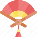 paper fan, chinese, fan, china, asia, tradition, oriental, cultures 