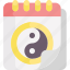 chinese new year, chinese, calendar, yin yang, new year, festival 