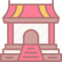 temple, architecture, culture, chinese, building