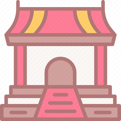 Temple, architecture, culture, chinese, building icon - Download on Iconfinder