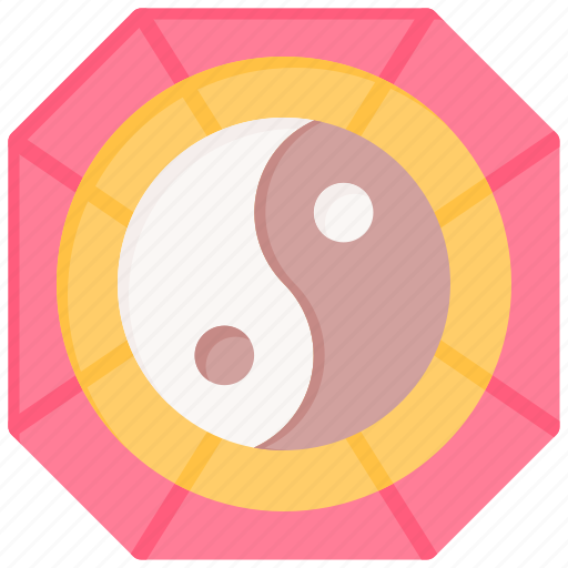 Bagua, mirror, chinese, feng, shui icon - Download on Iconfinder