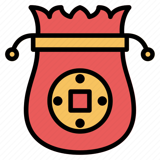 Bag, chinese, money, new, year, yuan icon - Download on Iconfinder