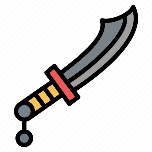 Chinese, new, year, knife, lunar, machete, oriental icon - Download on Iconfinder