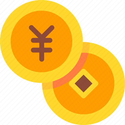 Coins, chinese, new year, cultures, traditional, coin, yuan icon - Download on Iconfinder