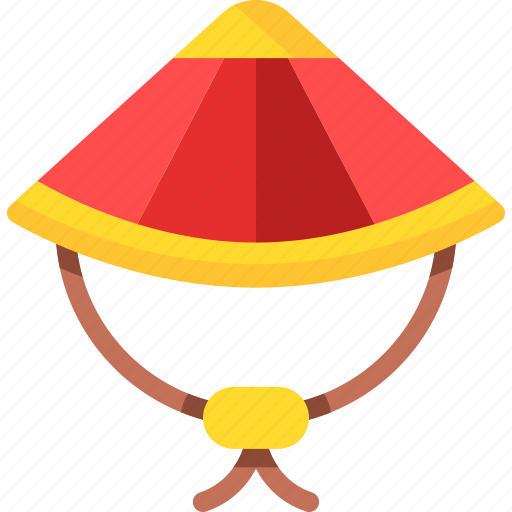 Chinese hat, chinese, new year, cultures, traditional, hat, bamboo hat icon - Download on Iconfinder