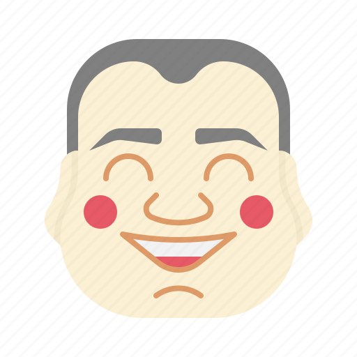 Comedy, smile, chinese, joker, celebration, new, year icon - Download on Iconfinder