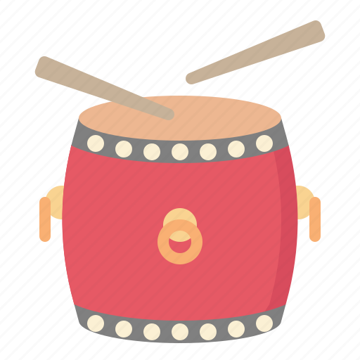 Drum, music, instrument, chinese, festival, celebration, new icon - Download on Iconfinder