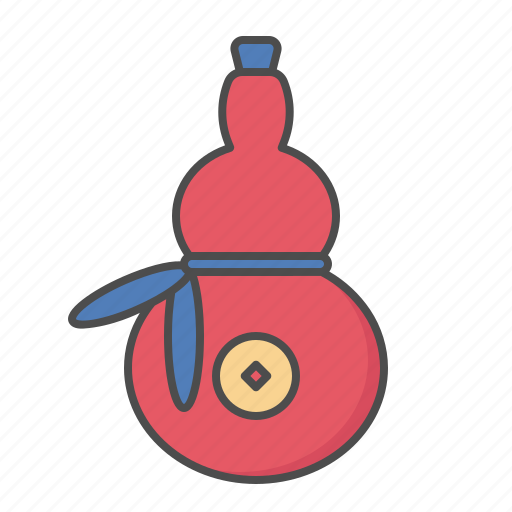 Calabash, gourd, alcohol, drink, traditional, chinese, new icon - Download on Iconfinder