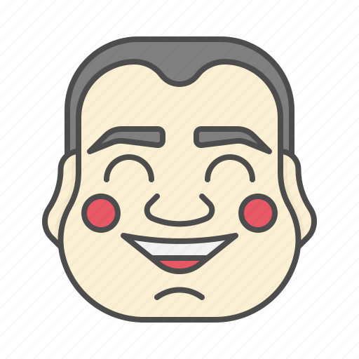 Comedy, smile, chinese, joker, celebration, new, year icon - Download on Iconfinder