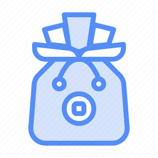 Gift, bag, money, chinese, festival, cash icon - Download on Iconfinder