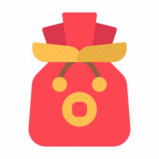 Gift, bag, money, chinese, festival, cash icon - Download on Iconfinder