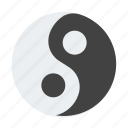 yin, yang, chinese, symbol, new, year
