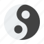 yin, yang, chinese, symbol, new, year 