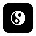yin, yang, chinese, symbol, new, year