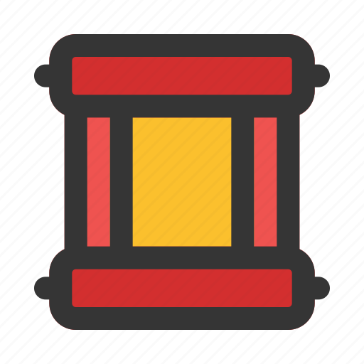Scroll, medieval, paper, document, chinese, new, year icon - Download on Iconfinder