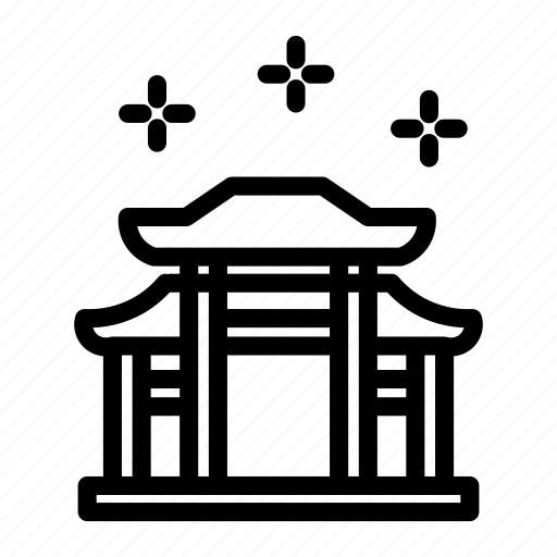 Chinese, new, years, festival, temple icon - Download on Iconfinder