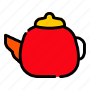 chinese, teapot, chinese new year, celebration, cultures, lunar, decoration, party, chinese teapot