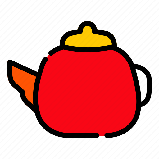 Chinese, teapot, chinese new year, celebration, cultures, lunar, decoration icon - Download on Iconfinder