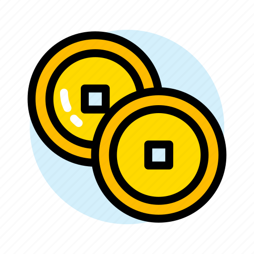 Coin, gold, money, new, year, chinese icon - Download on Iconfinder