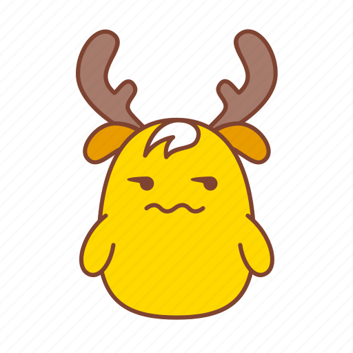 Chicken, chip, doubt, reindeer, scared, sticker, uncertain icon - Download on Iconfinder