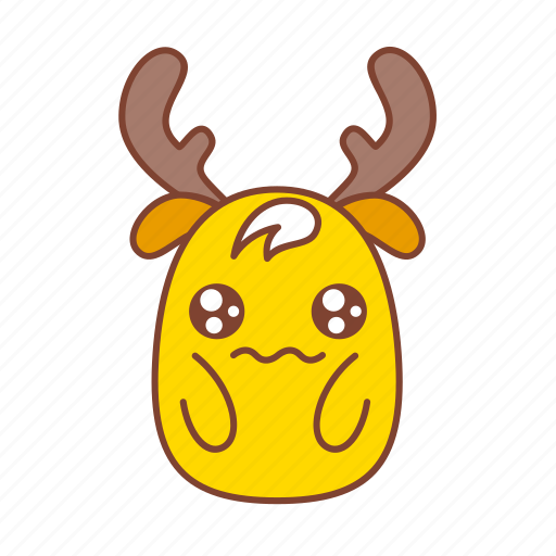 Appologize, chicken, chip, reindeer, sad, sorry, sticker icon - Download on Iconfinder