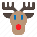 animal, christmas, deer, elk, wild
