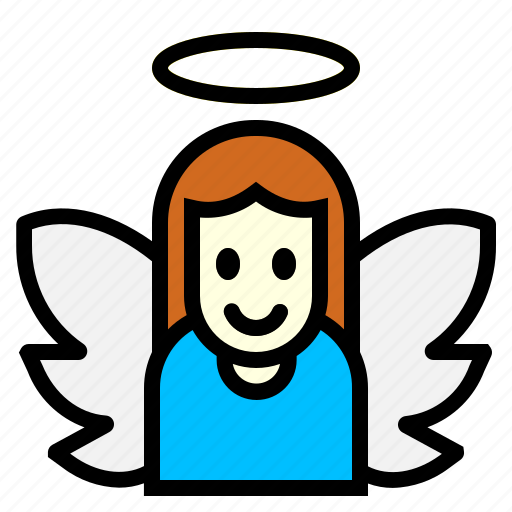 Angel, christmas, girl, wing, xmas icon - Download on Iconfinder