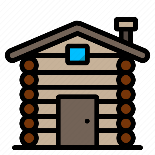 Cabin, cottage, home, house, nature, outdoor, winter icon - Download on Iconfinder