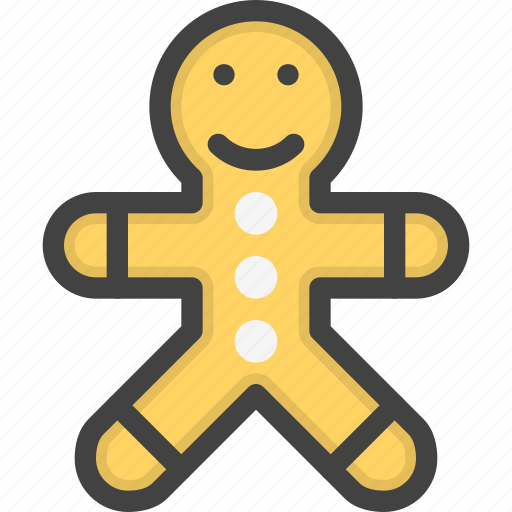 Bizkuit, cookie, man, sugar, sweet icon - Download on Iconfinder
