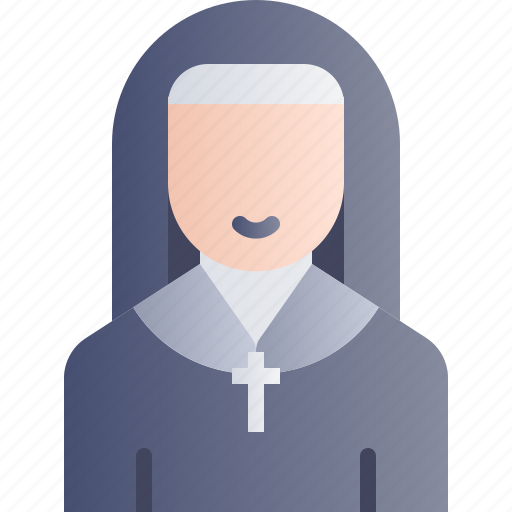 Easter, spring, celebration, nun, christian, avatar, woman icon - Download on Iconfinder