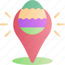 easter, spring, celebration, place, pin, egg, location