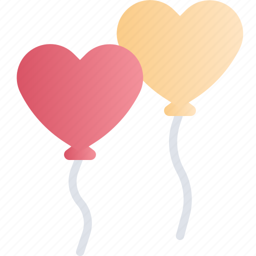 Valentine, valentines day, love, balloons, decoration, heart, ornament icon - Download on Iconfinder