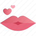 valentine, valentines day, love, lips, kiss, heart