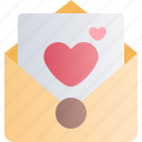 valentine, valentines day, love, mail, notification, message, heart