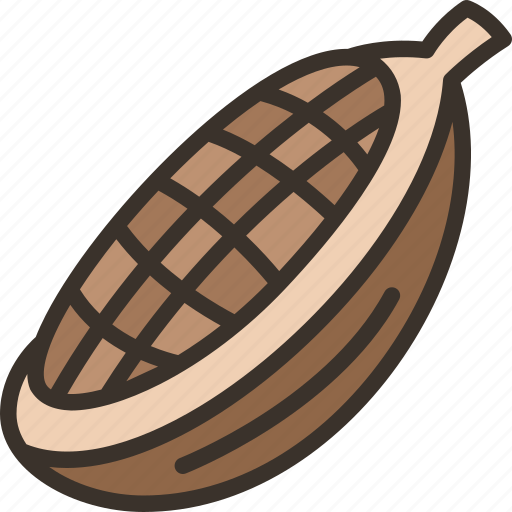 Cocoa, bean, pod, fruit, organic icon - Download on Iconfinder