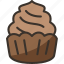 cupcake, chocolate, bakery, dessert, pastry 