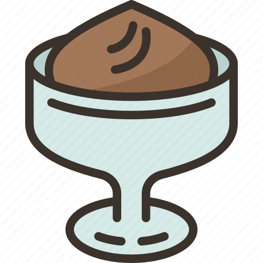 Mousse, chocolate, dessert, gourmet, glass icon - Download on Iconfinder