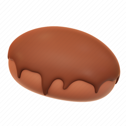 Chocolate, bread, sweet, bakery 3D illustration - Download on Iconfinder